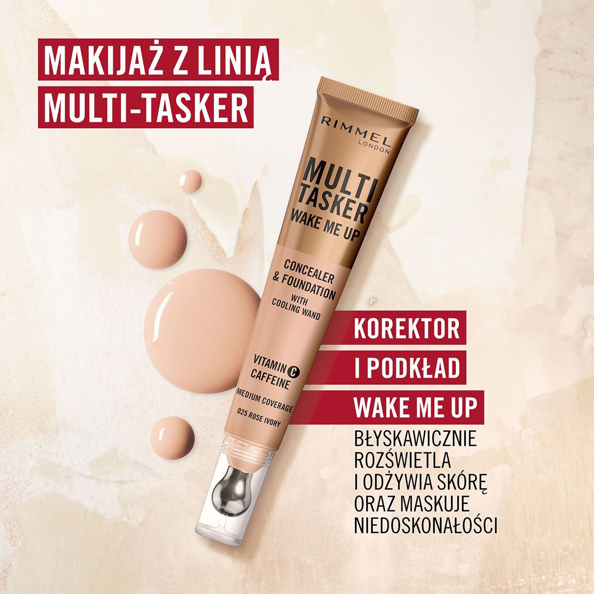 Rimmel Multi-Tasker Ganztägiger Grip & Atmungsaktiv