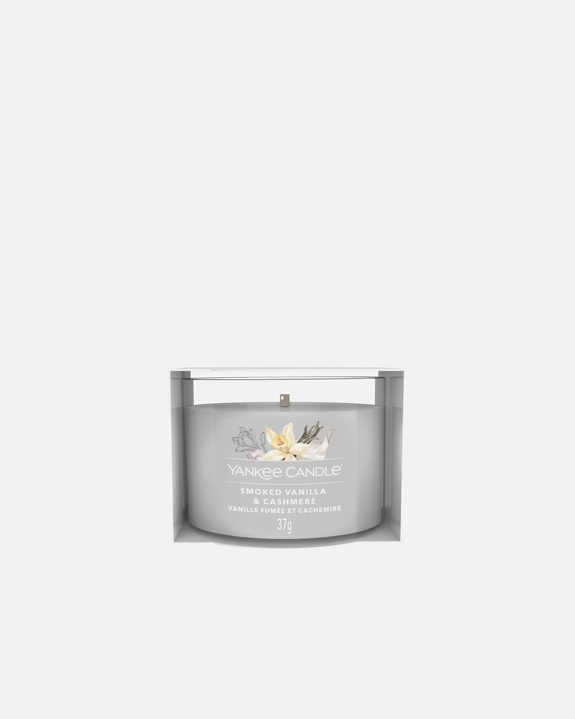 YANKEE CANDLE Votive en Verre Vanille Fumée et Cachemire