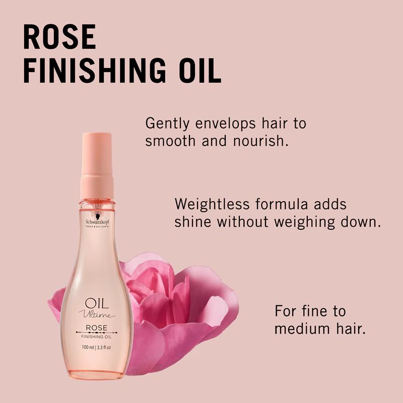 Schwarzkopf Professional Oil Ultime Rosenöl für schwaches, geschädigtes Haar