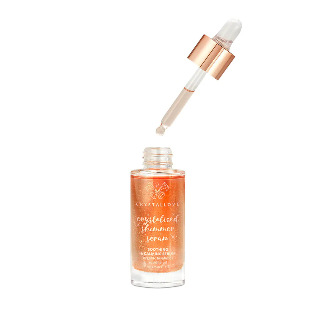 Crystallove serum do twarzy z Kwarcem Różowym i Bisabololem