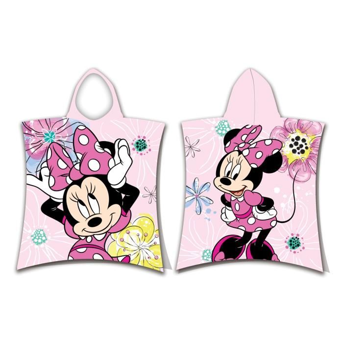 Disney - Poncho de ducha con capucha de algodón 