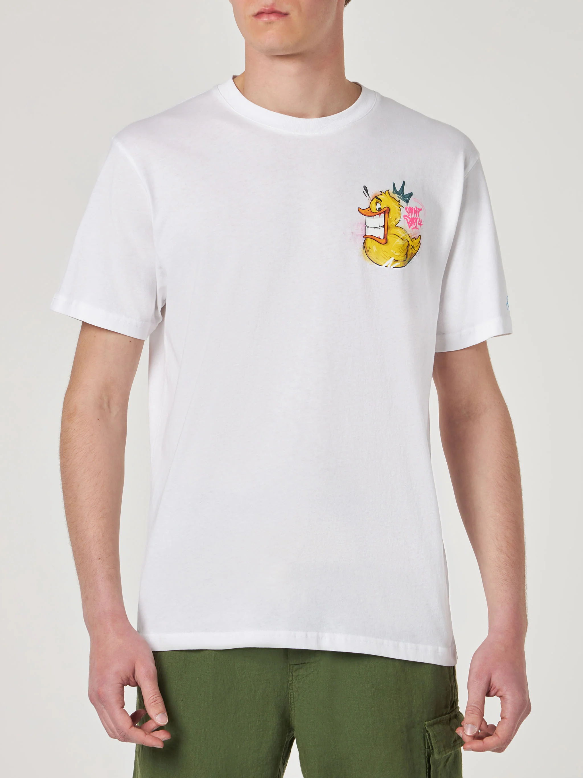 T-shirt da uomo con stampa papera Crypto | CRYPTO PUPPETS® EDIZIONE SP