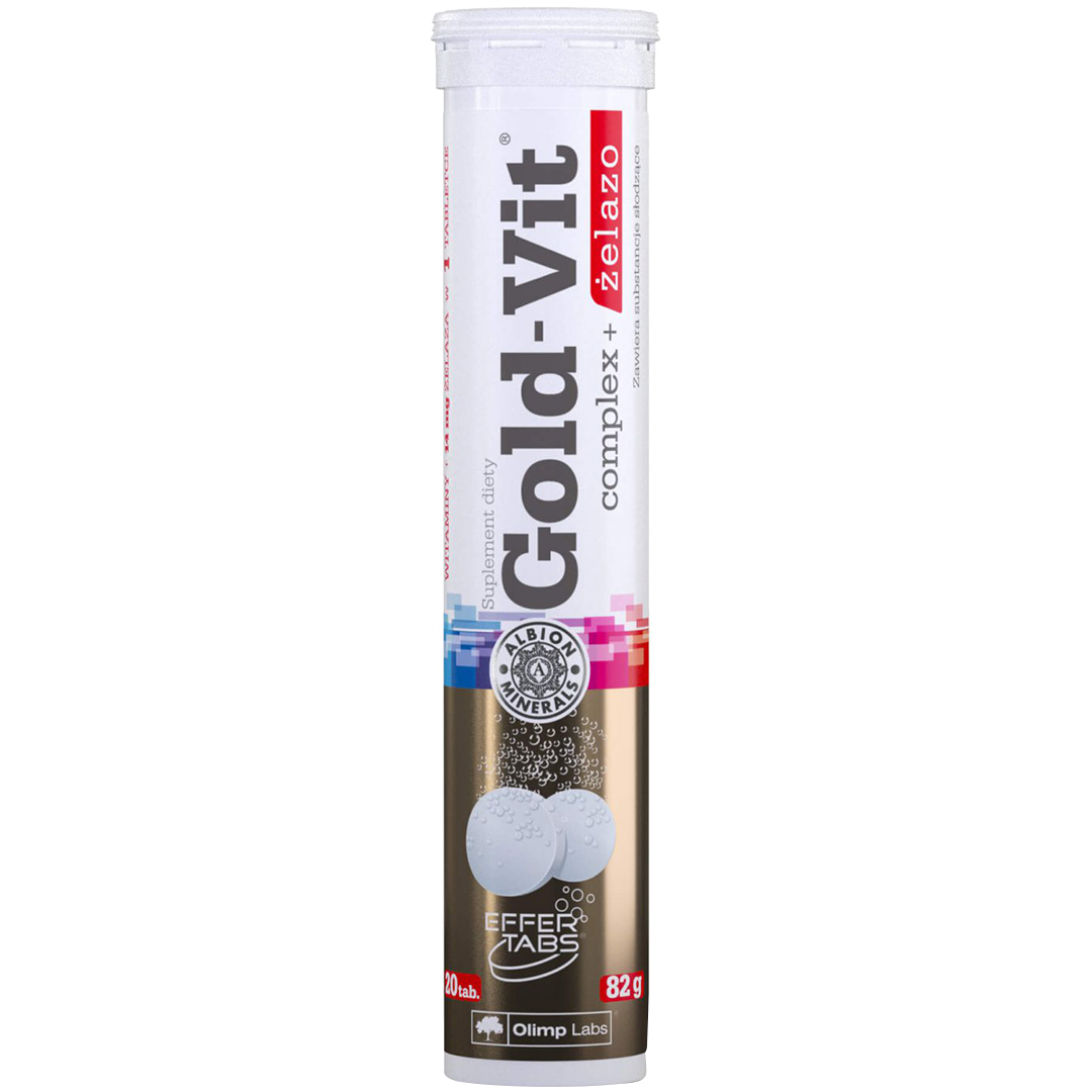 Olimp étrend-kiegészítő 20 pezsgőtabletta Gold-Vit Complex + vas