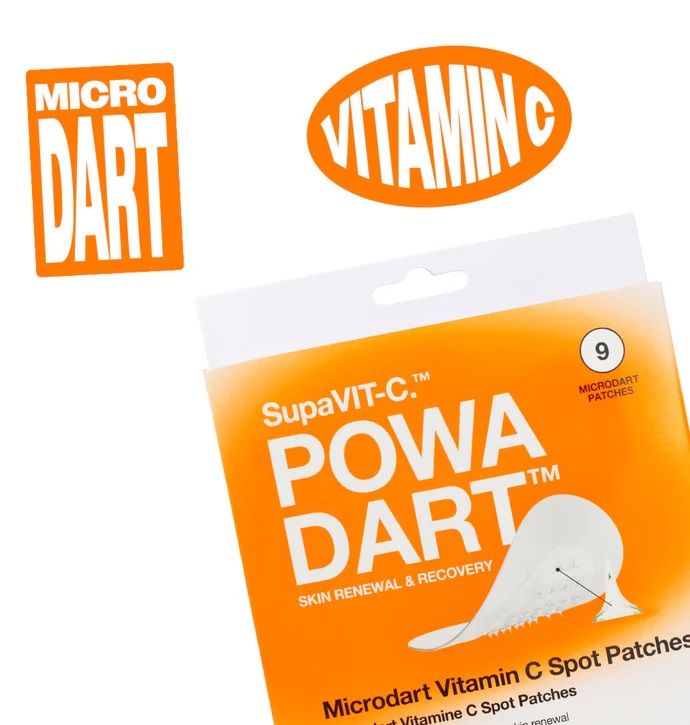 Powa Dart Microdart flasteri s vitaminom C za lice, kozmetika