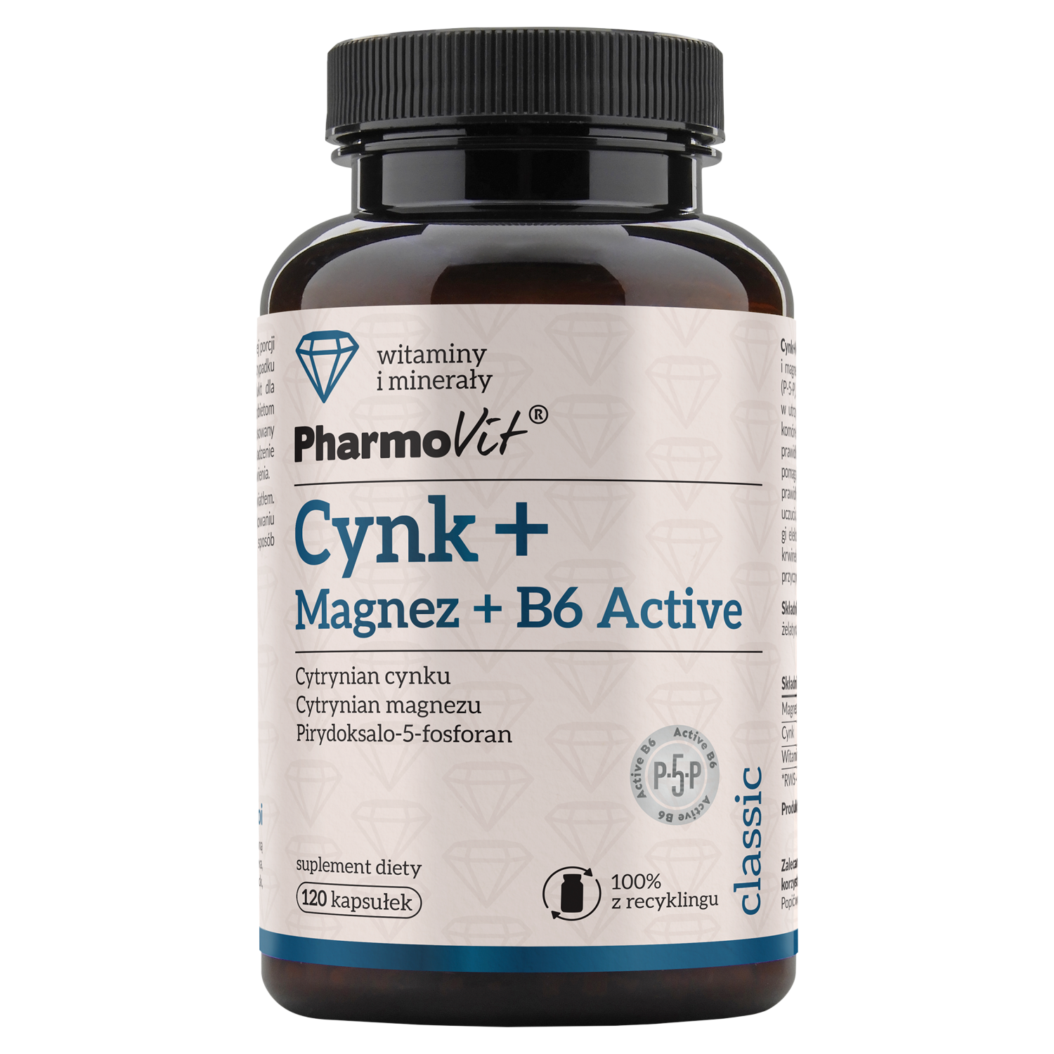 Pharmovit Cink + Magnezij + B6 Active