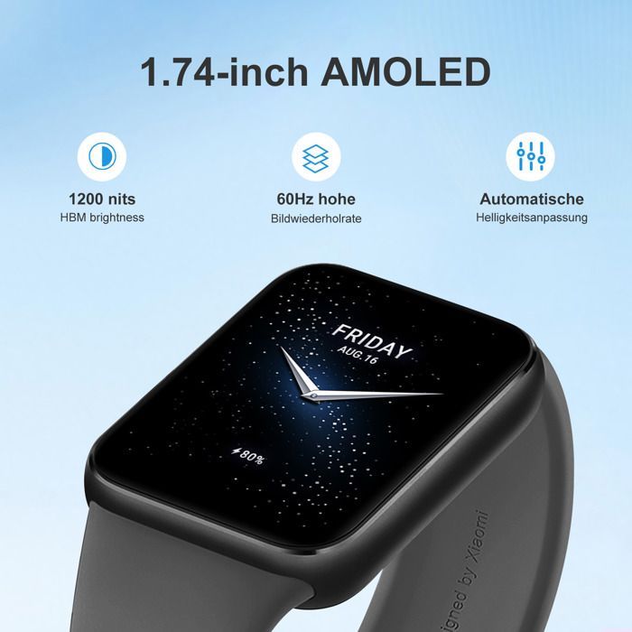 Montre connectée - XIAOMI - Smart Band 9 Pro - Écran AMOLED 1,74