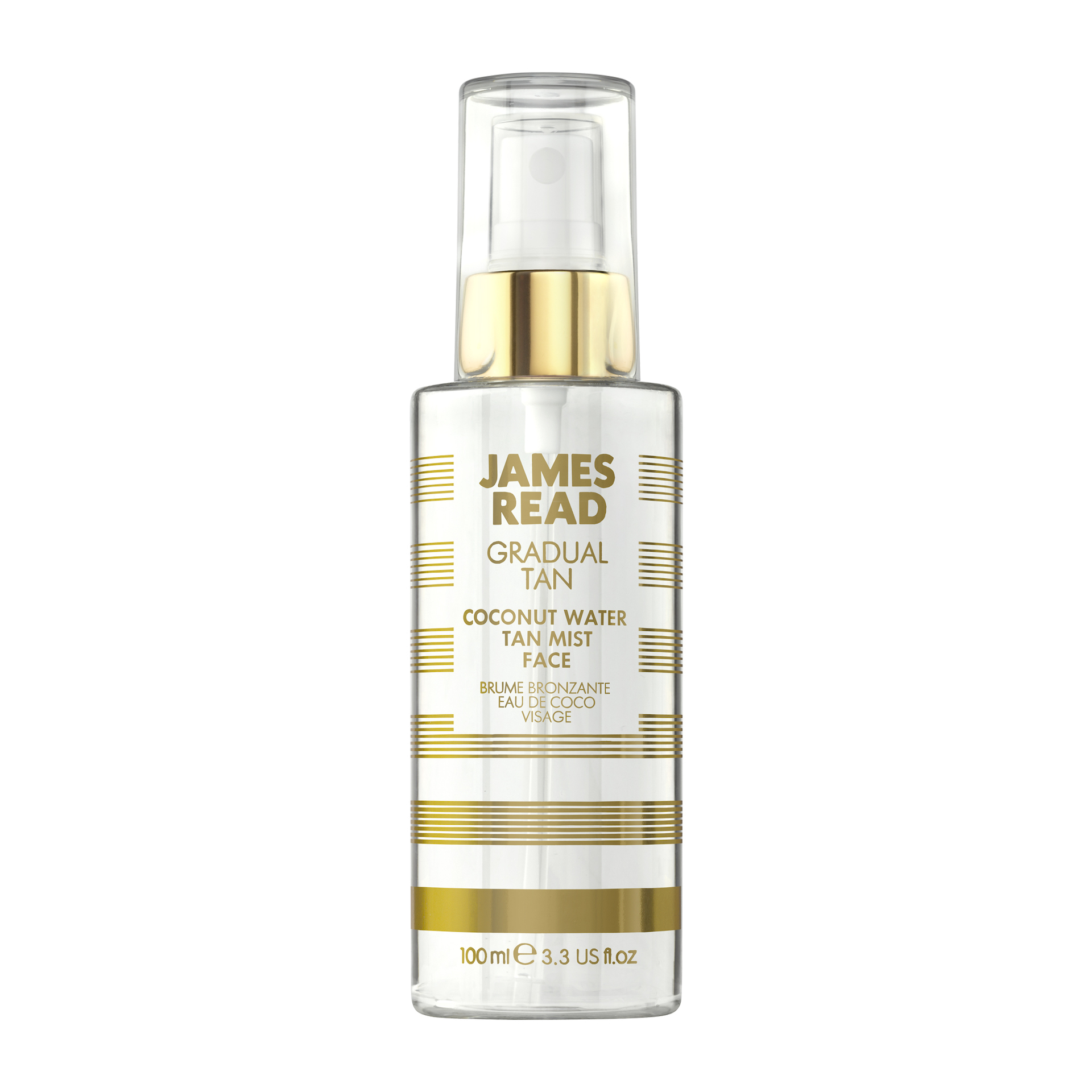 Spray de bronzare cu apă de cocos pentru față 100 ml - James Read