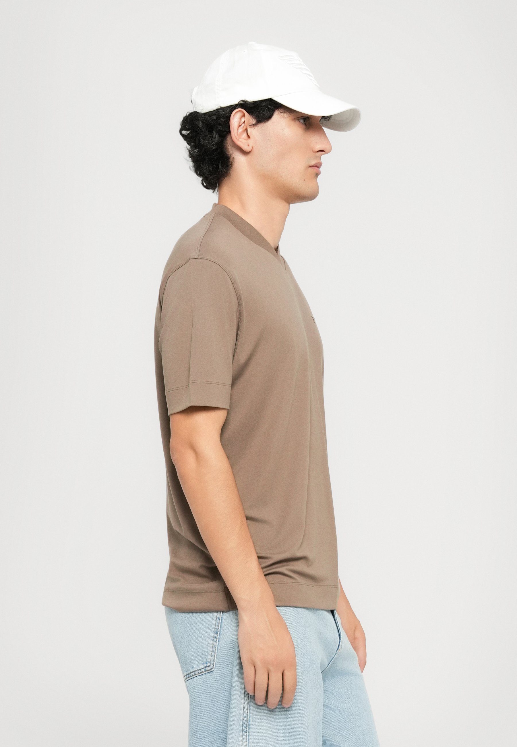Emporio Armani Basic T-shirt - walnoot