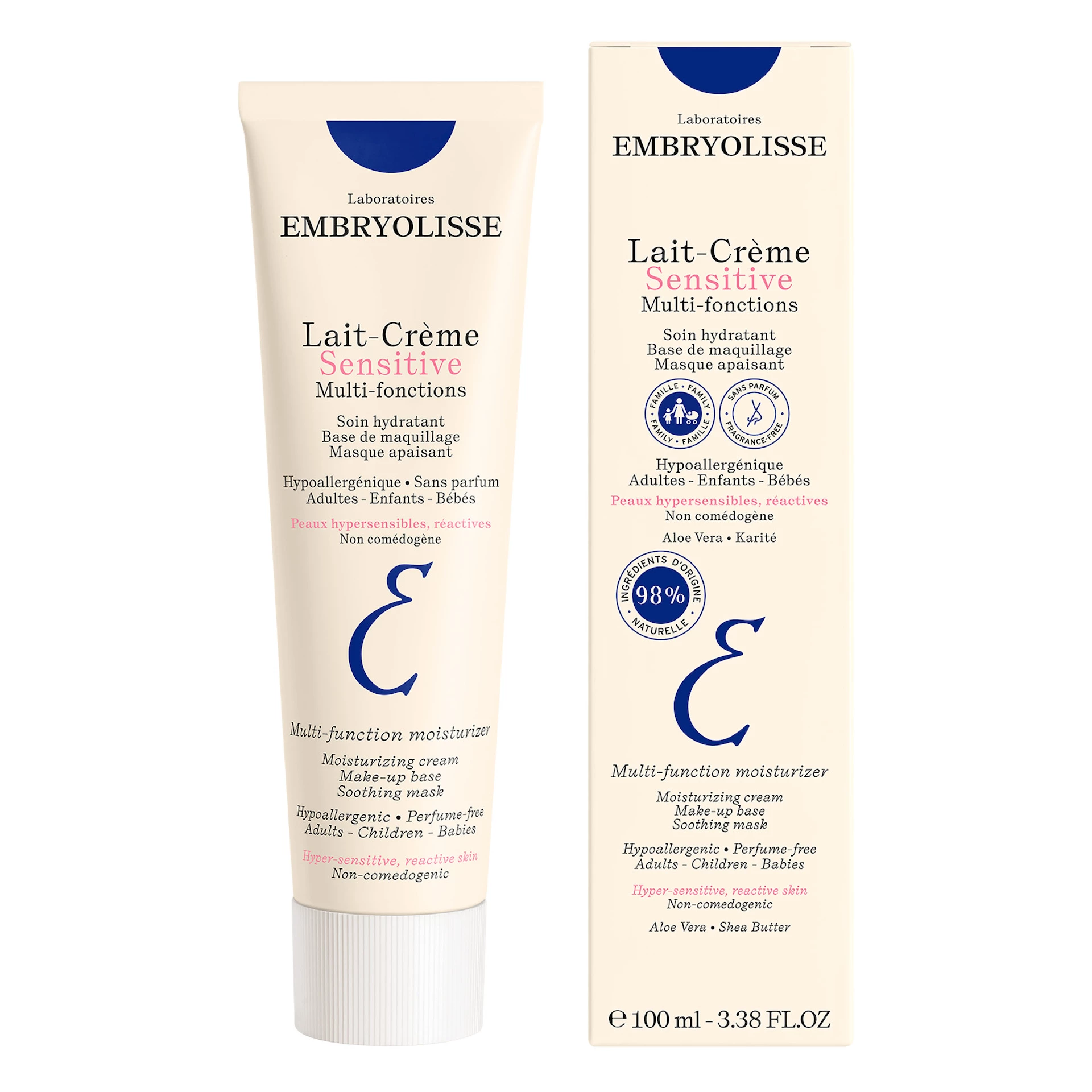 Lait-Crème Sensitive 100 ml - Embryolisse