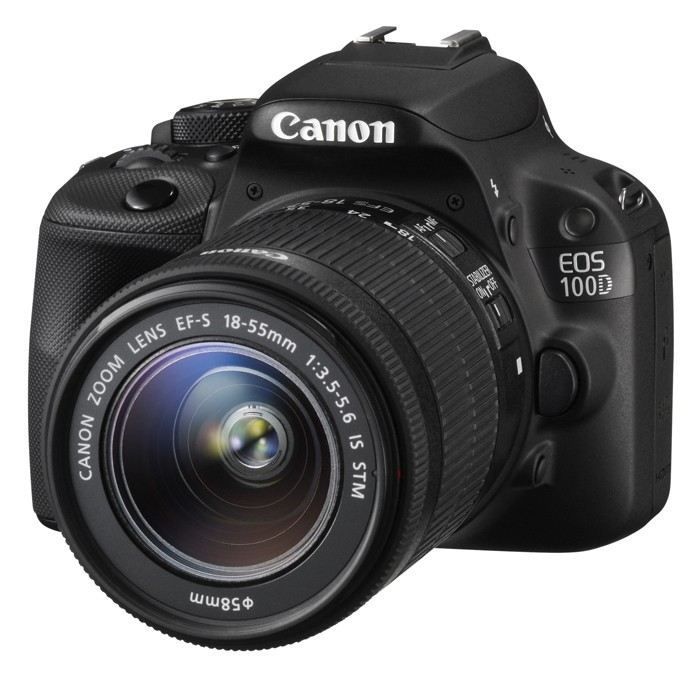 Câmera DSLR CANON EOS 100D + 18-55 IS STM