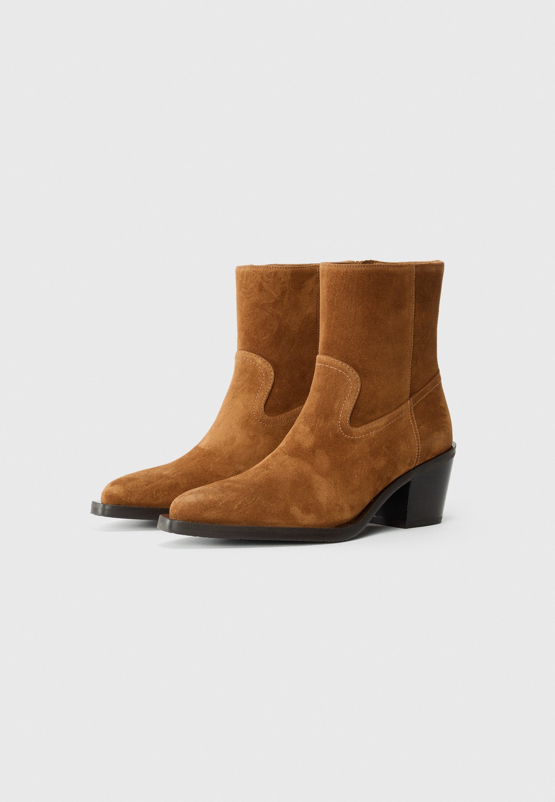 Stuart Weitzman TATE - Stivaletti classici - beige/marrone scuro