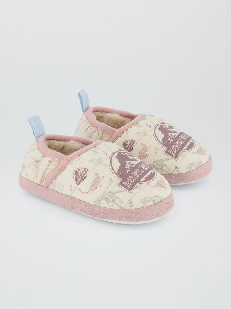 Pantuflas suaves de Jurassic World - BLANCAS