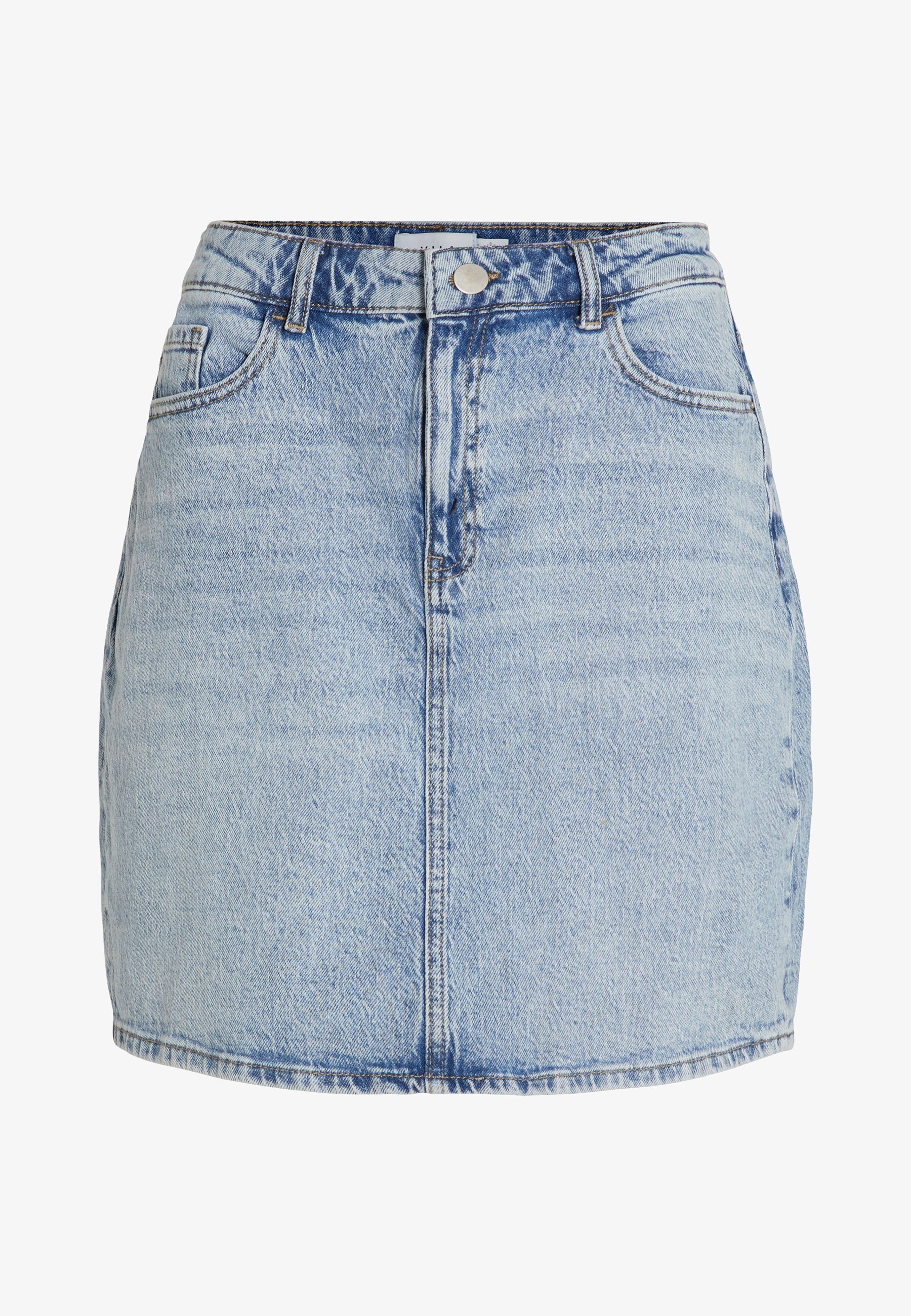 VILA VIKAJA JAF - NOOS - Denim rok - lichtblauw denim