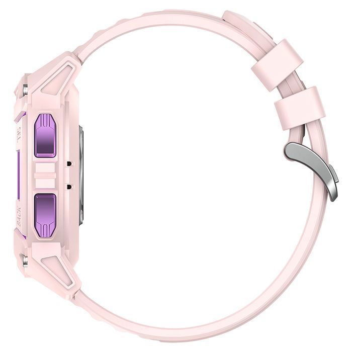 Relógio inteligente feminino KOSPET S2 com GPS e rastreador de atividades físicas para Android, iOS, Samsung, Xiaomi e iPhone - Rosa