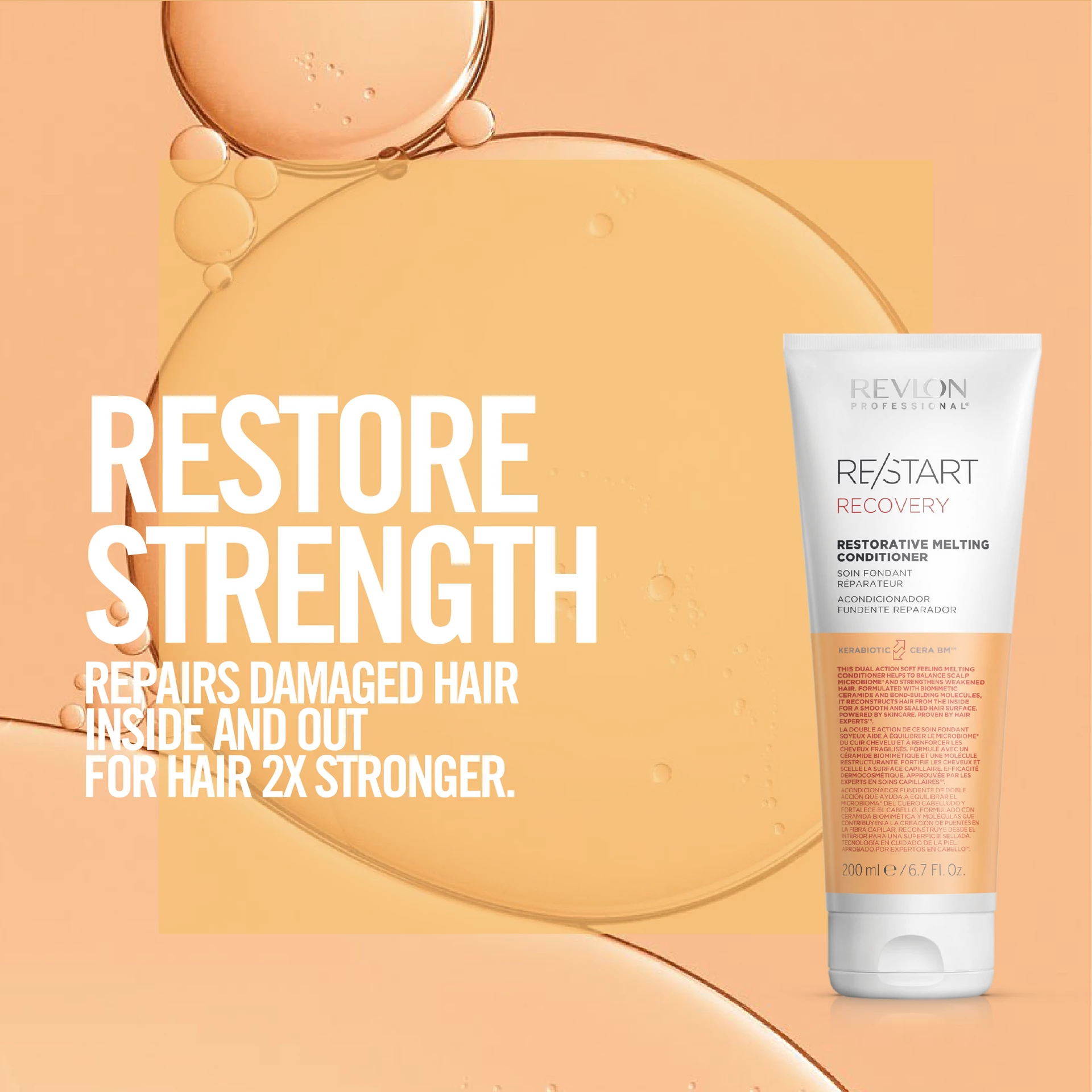 Balsam de păr Re/Start Recovery Restorative Melting 200 ml - Revlon Professional