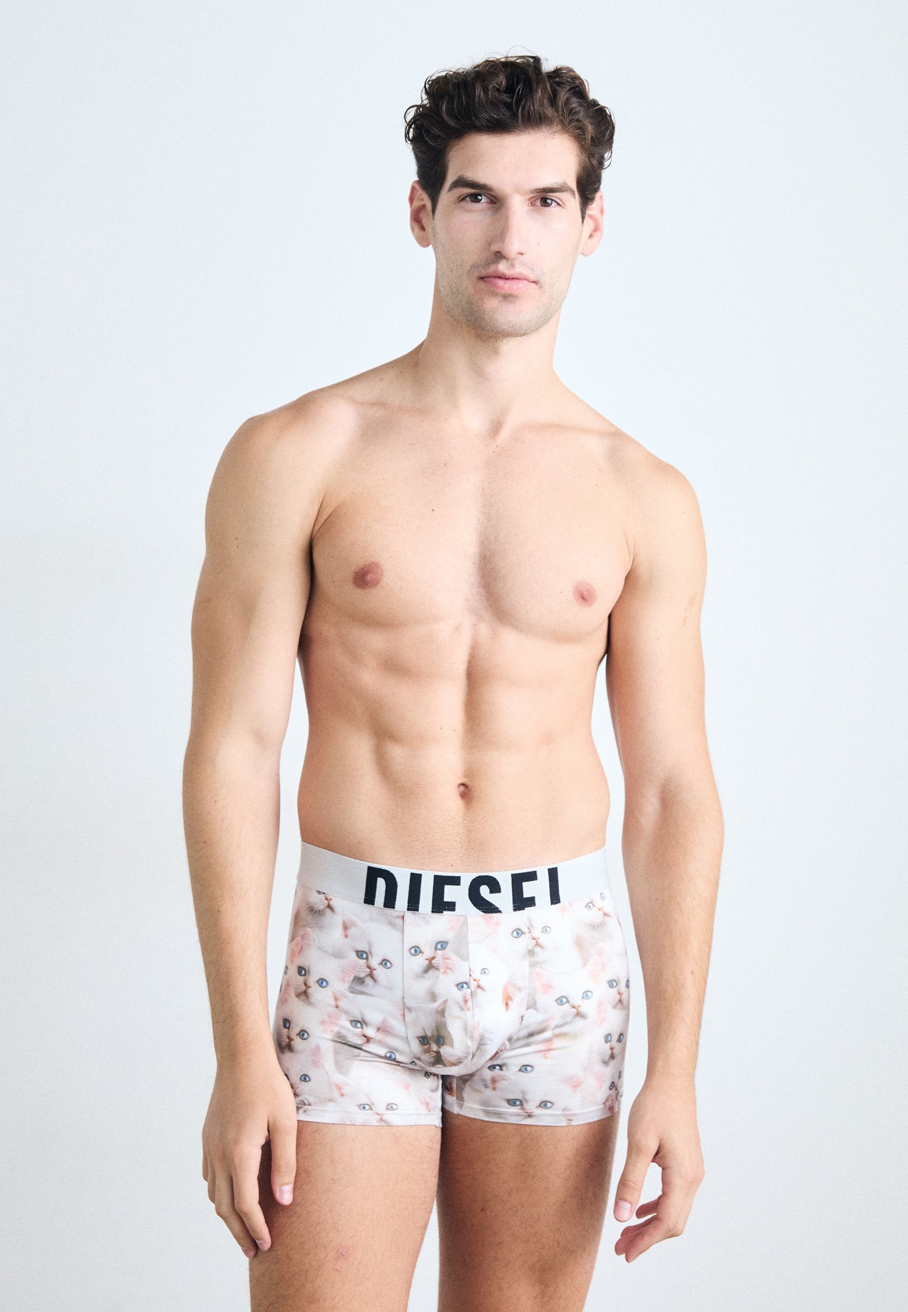 Pantalon Diesel DAMIEN - blanc/multicolore
