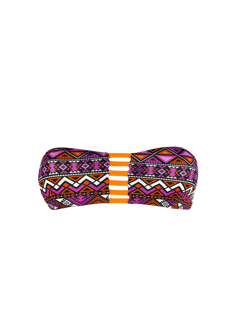 Bandeautop met optische print