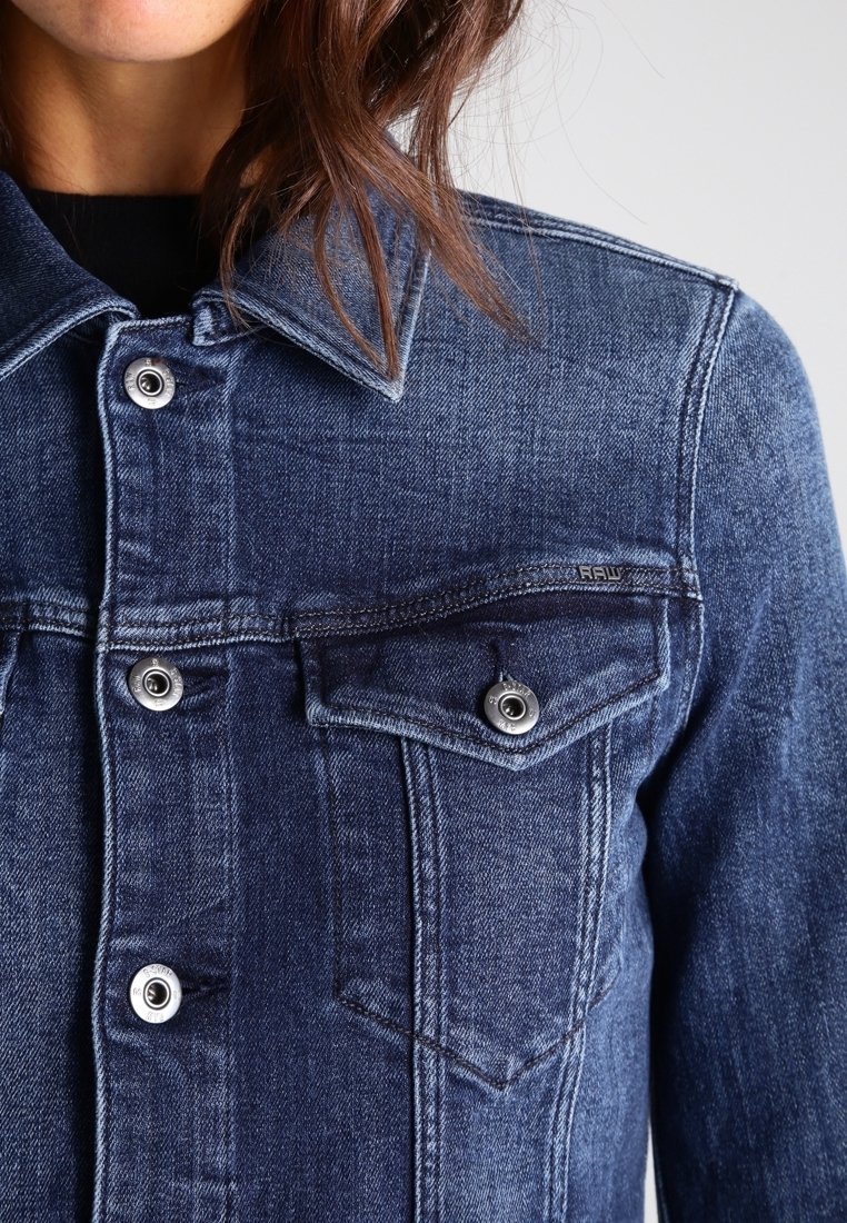 G-STAR Jeansjacke - dunkelblauer Denim