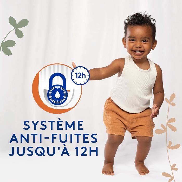 LOTUS BABY Windeln mit natürlicher Weichheit, Größe 5 (12–20 kg), 1-Monats-Packung