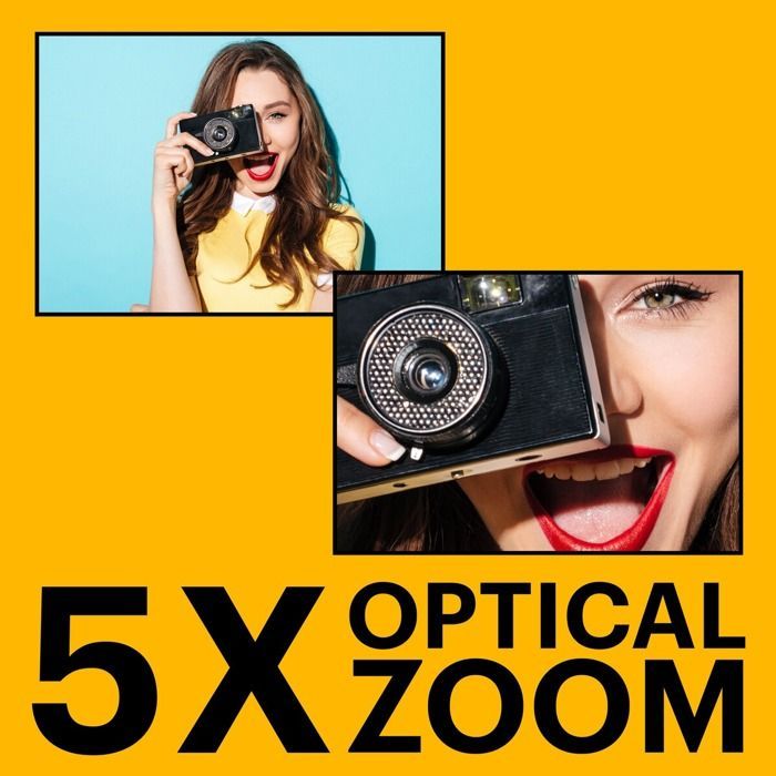KODAK Pixpro FZ55 - 16 MP Digital Camera, 5x Optical Zoom, 2.7
