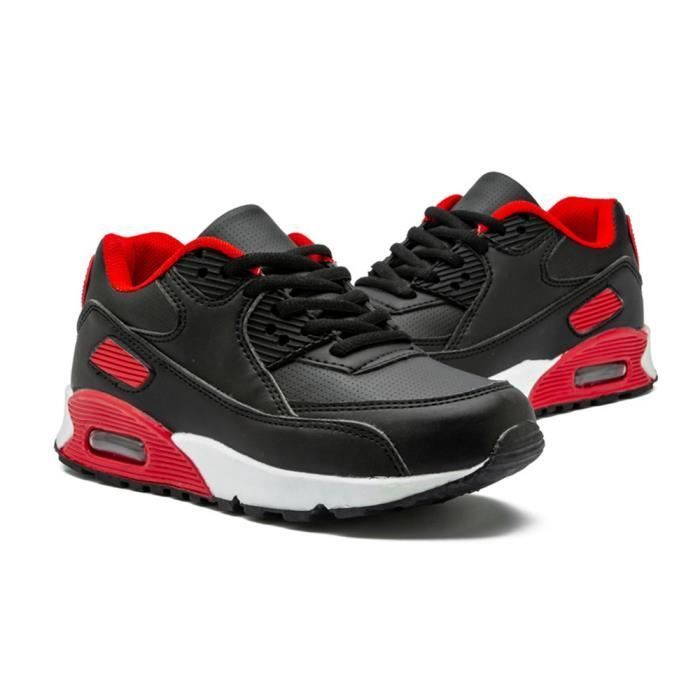 Zapatillas infantiles - MOBIGARLAN - Zapatillas deportivas nuevas - Negro 2 - Con cordones - Sintéticas - XH476AA