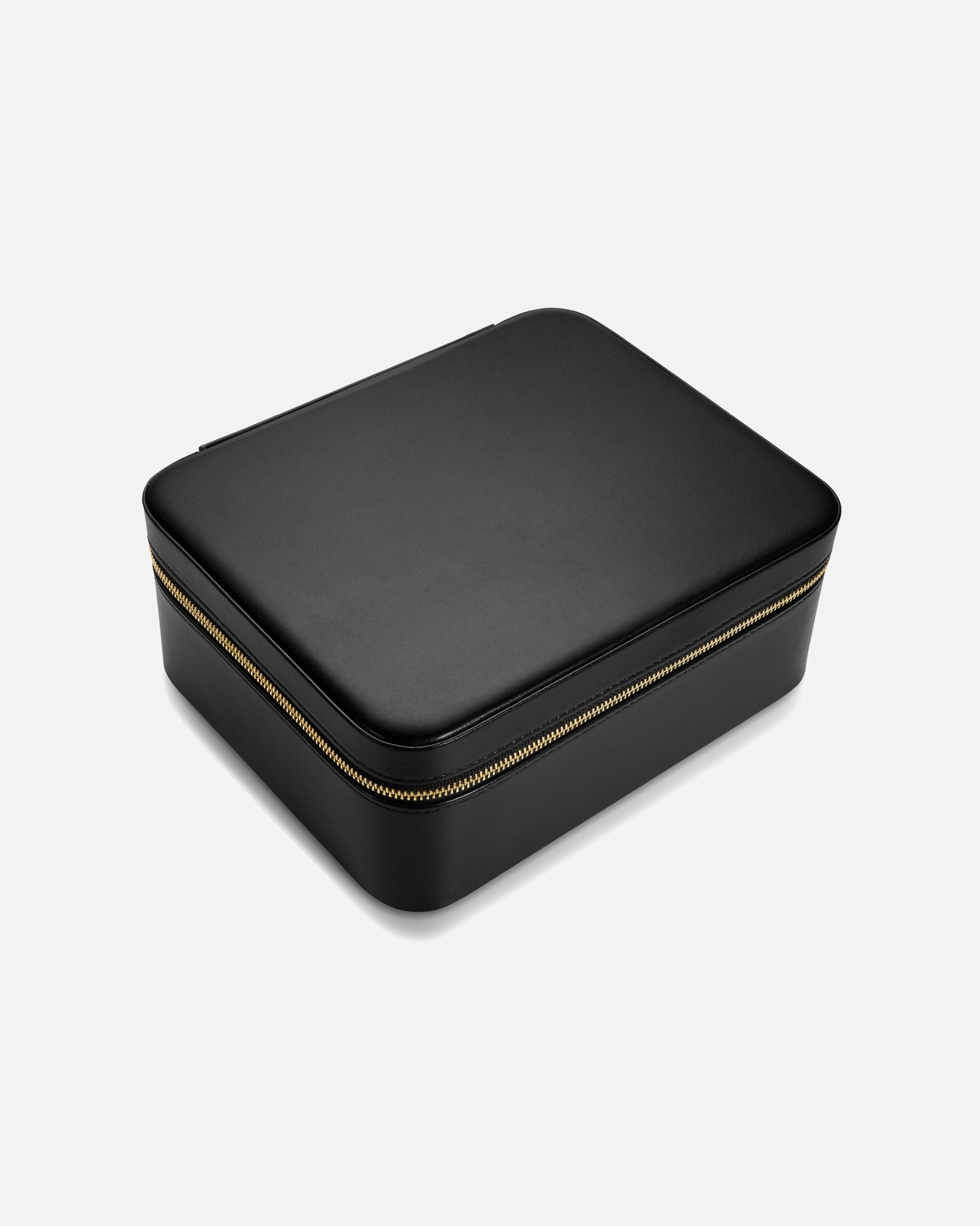 Borsa Valero con perle in similpelle nera – 22,0 cm