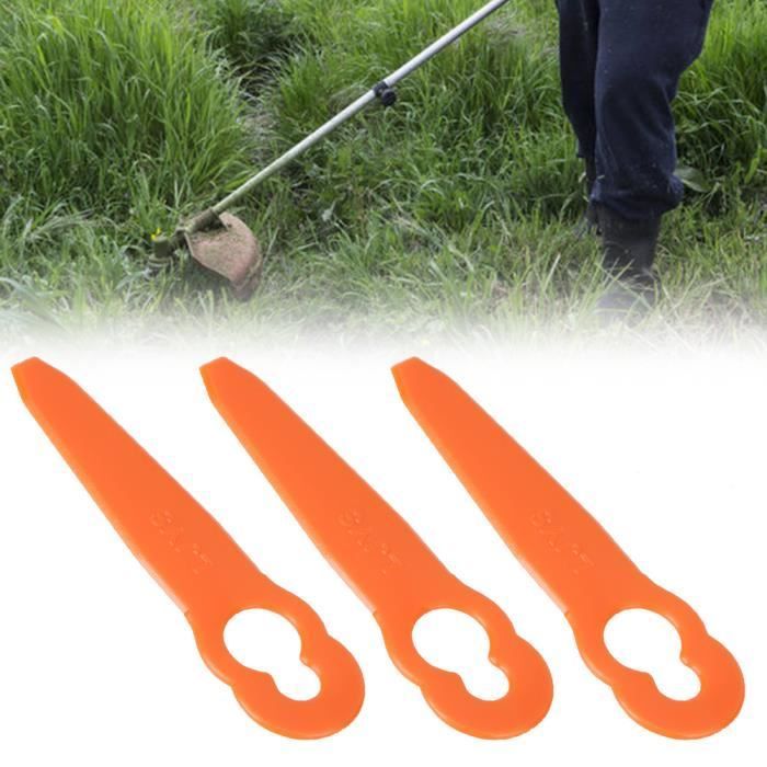 Lâminas de plástico de reposição para cortador de grama Stihl Polycut 2-2 - Pacote com 24 unidades