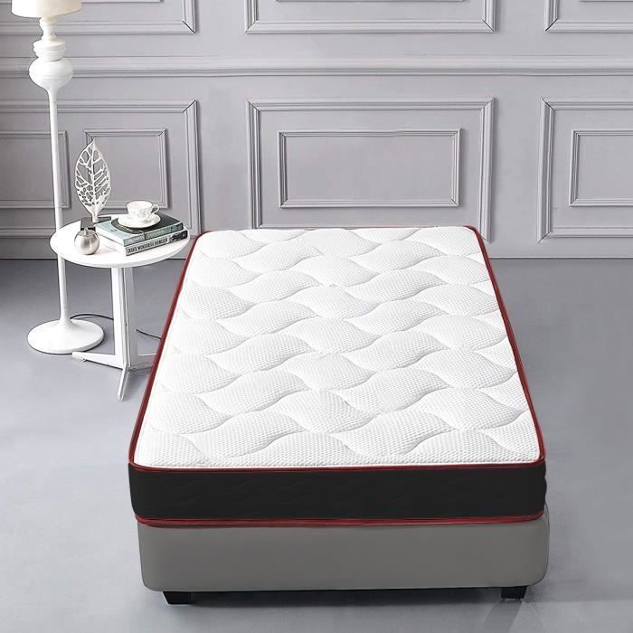 Colchón FRIXOVEL - Espuma viscoelástica - 90x200cm - Balanceado - Blanco