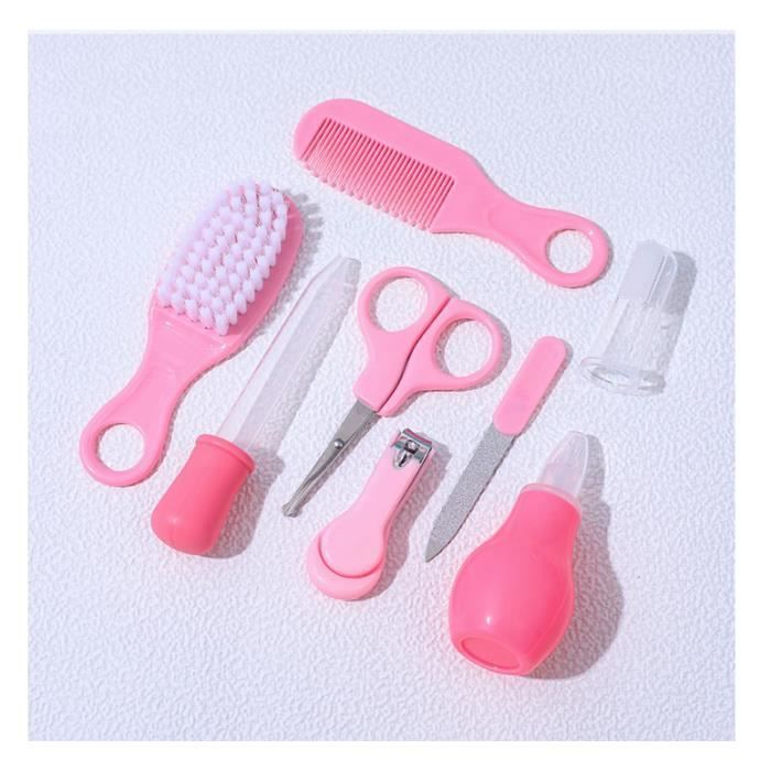 Kit de cuidado para bebés, neceser cómodo para bebés, accesorios higiénicos multifuncionales para viajes y el hogar.