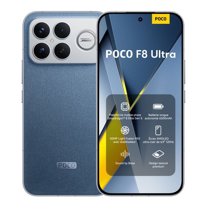 Smartphone - XIAOMI - POCO F8 Ultra - 16 GB RAM - 512 GB - 6.9