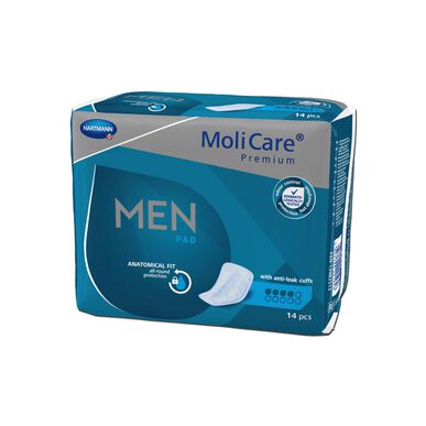 Molicare inkontinensbind 4 dråper herrebind 14 enheter 14 enheter
