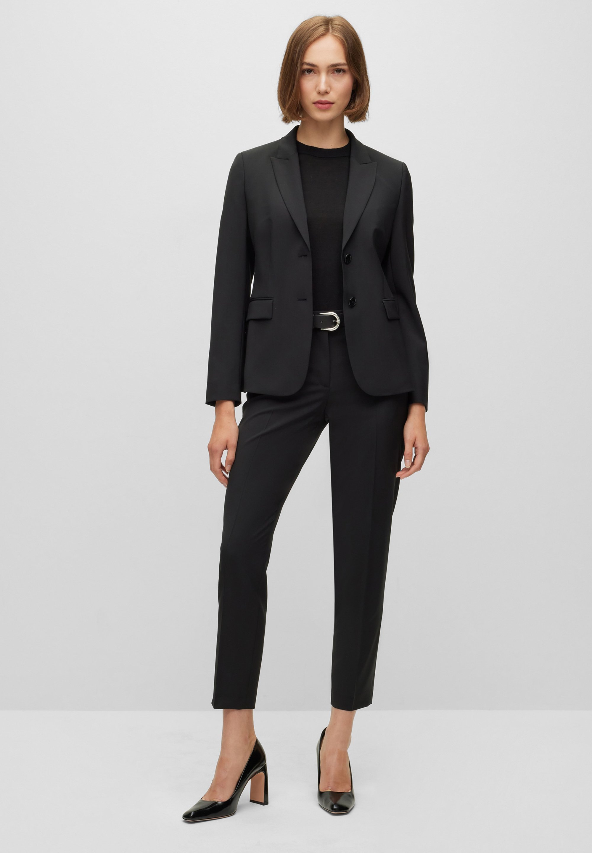 BOSS TILUNAH - Bukse - black
