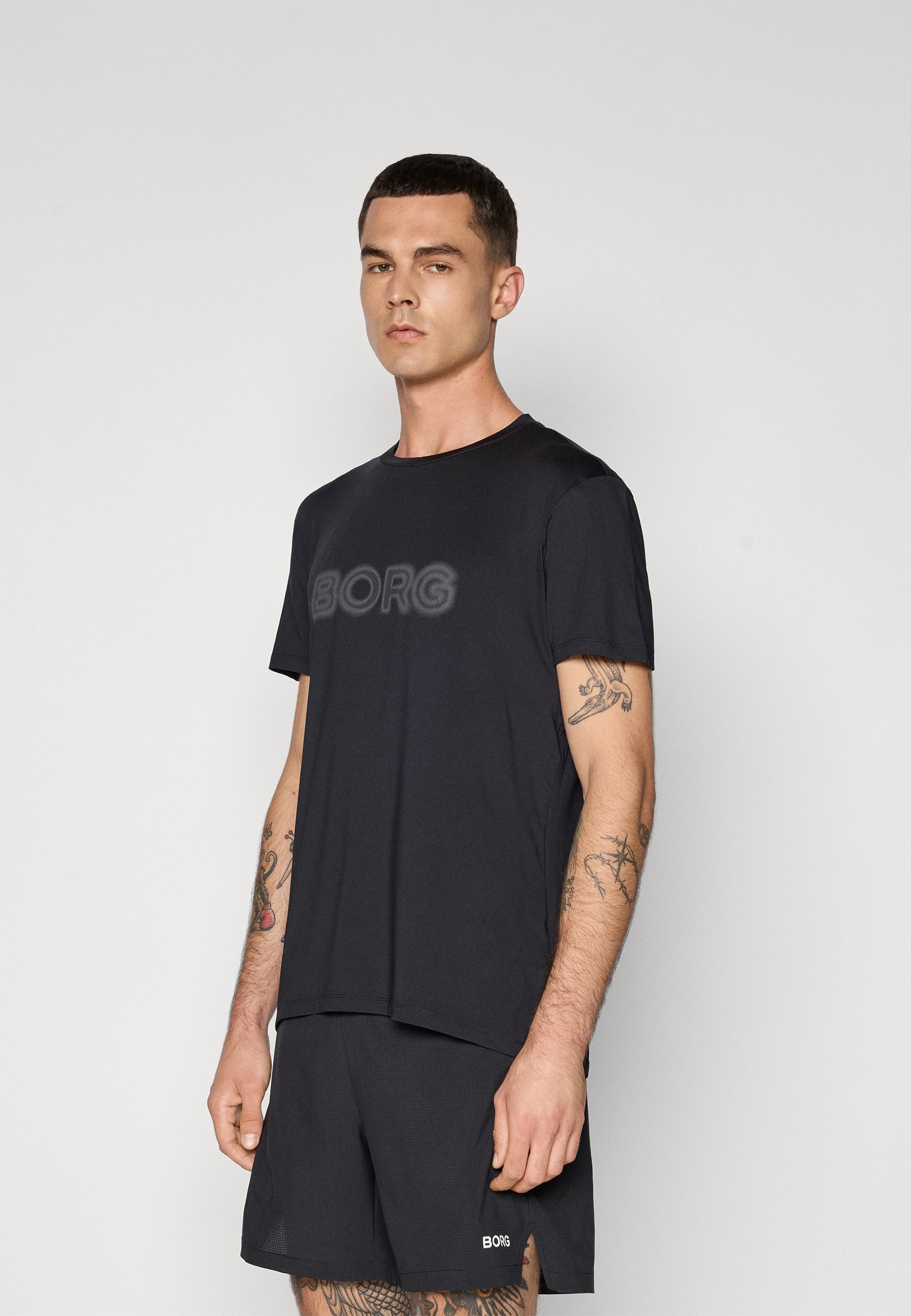 Björn Borg GRAPHIC - T-shirt sportiva - black beauty
