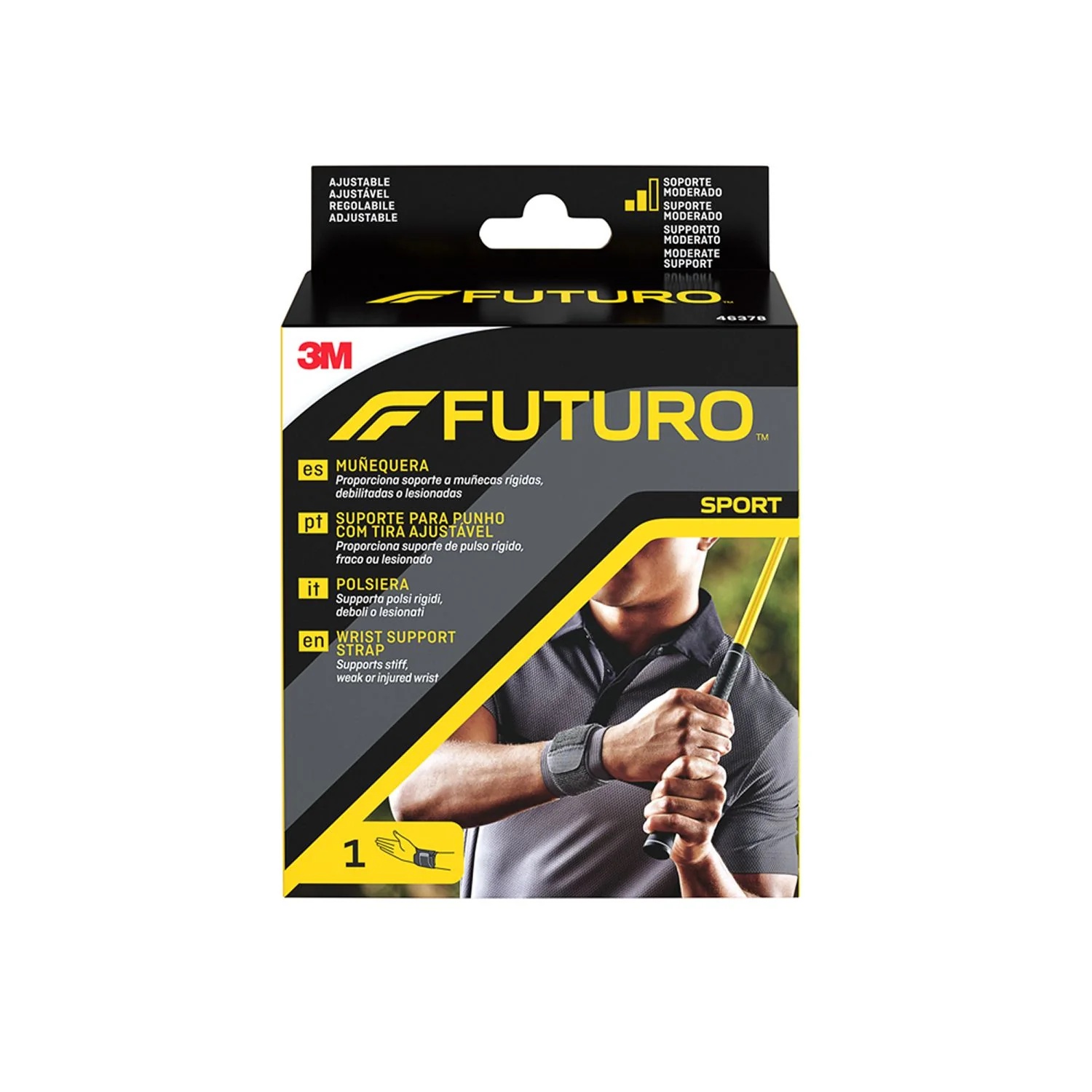 Bracelet élastique universel 3M Future Sport Noir