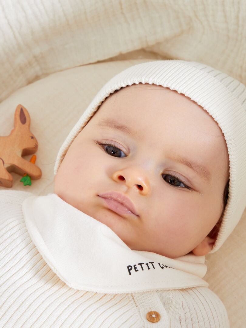 Cutie de naștere „Bun venit bebeluș” cu 5 piese - Unisex - ALBĂ