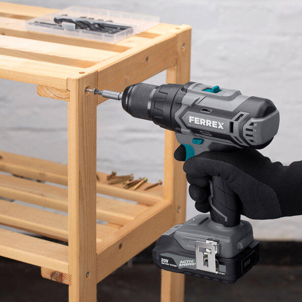 Cordless drill, 20 V