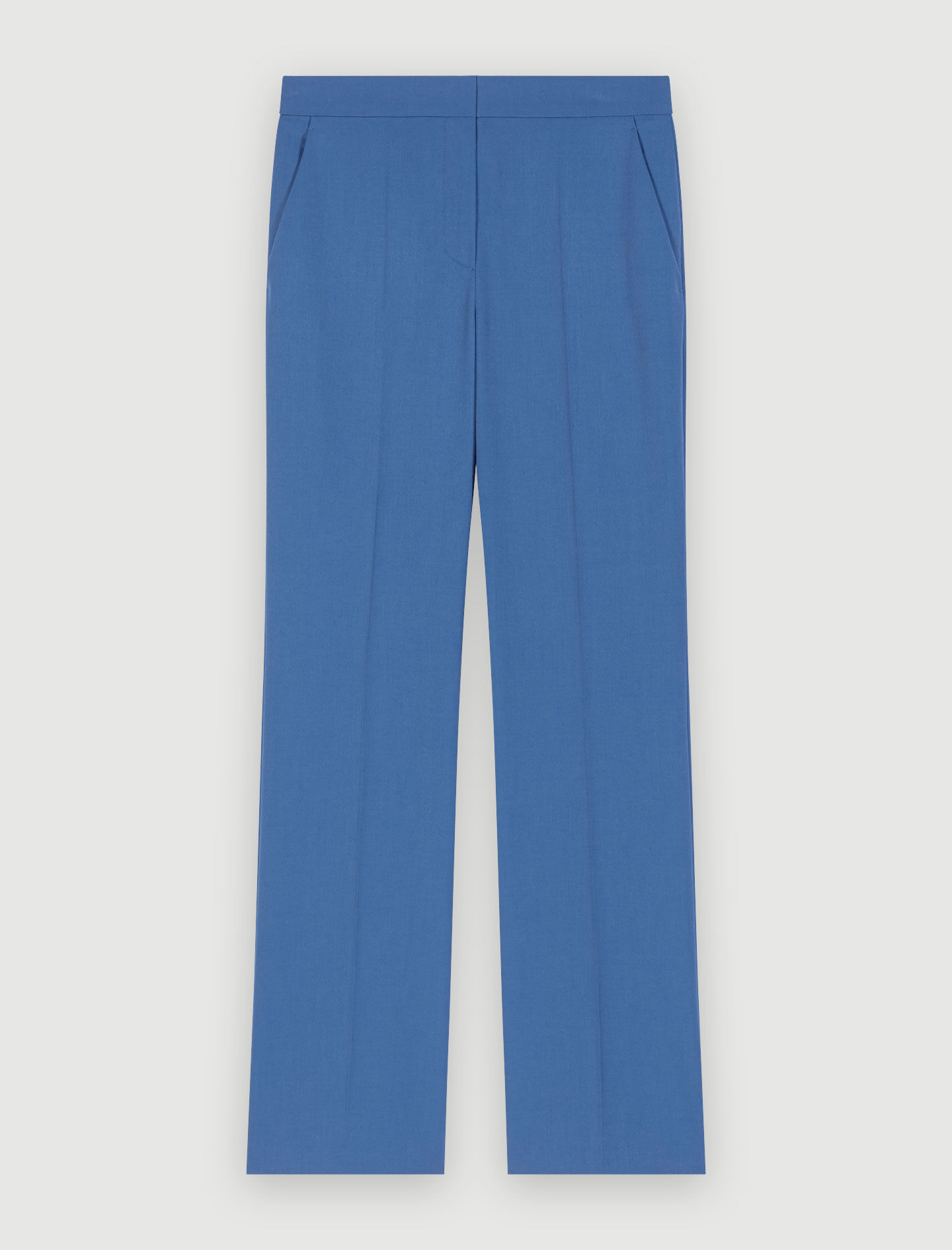 Pantaloni drepți albaștri pentru costum - Albastru