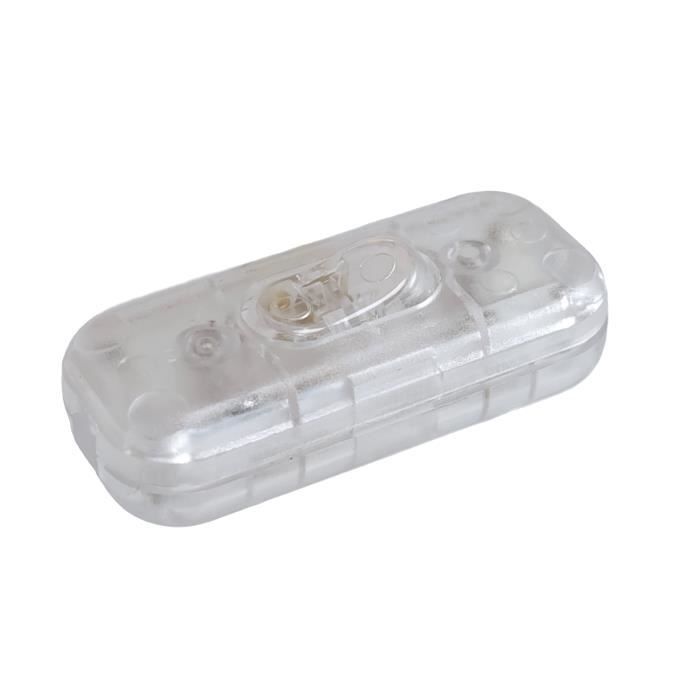Interruptor - Pasta - Transparente - 2 polos - 6 A 250 V