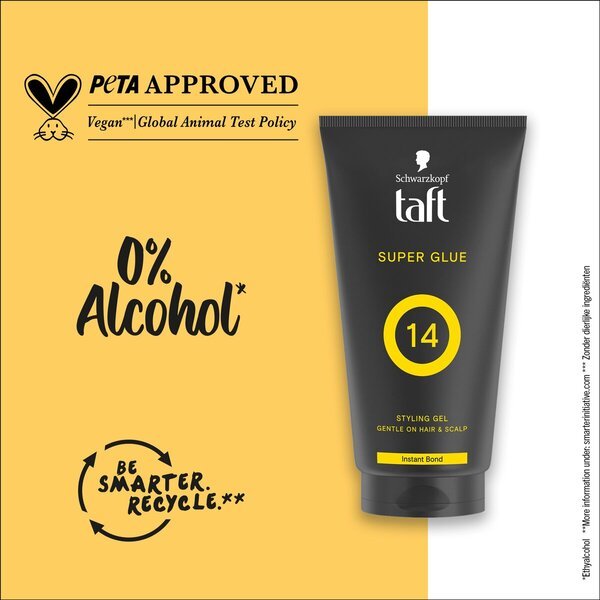 Schwarzkopf Taft Super Glue gel za kosu Level 14, tuba, 150 ml
