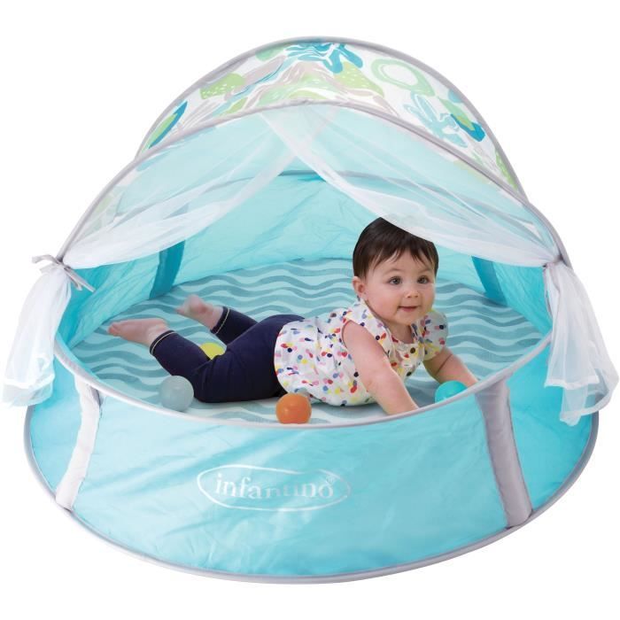 3-in-1 converteerbare ballenbak met UV-beschermende luifel en muggennet - INFANTINO - 303127