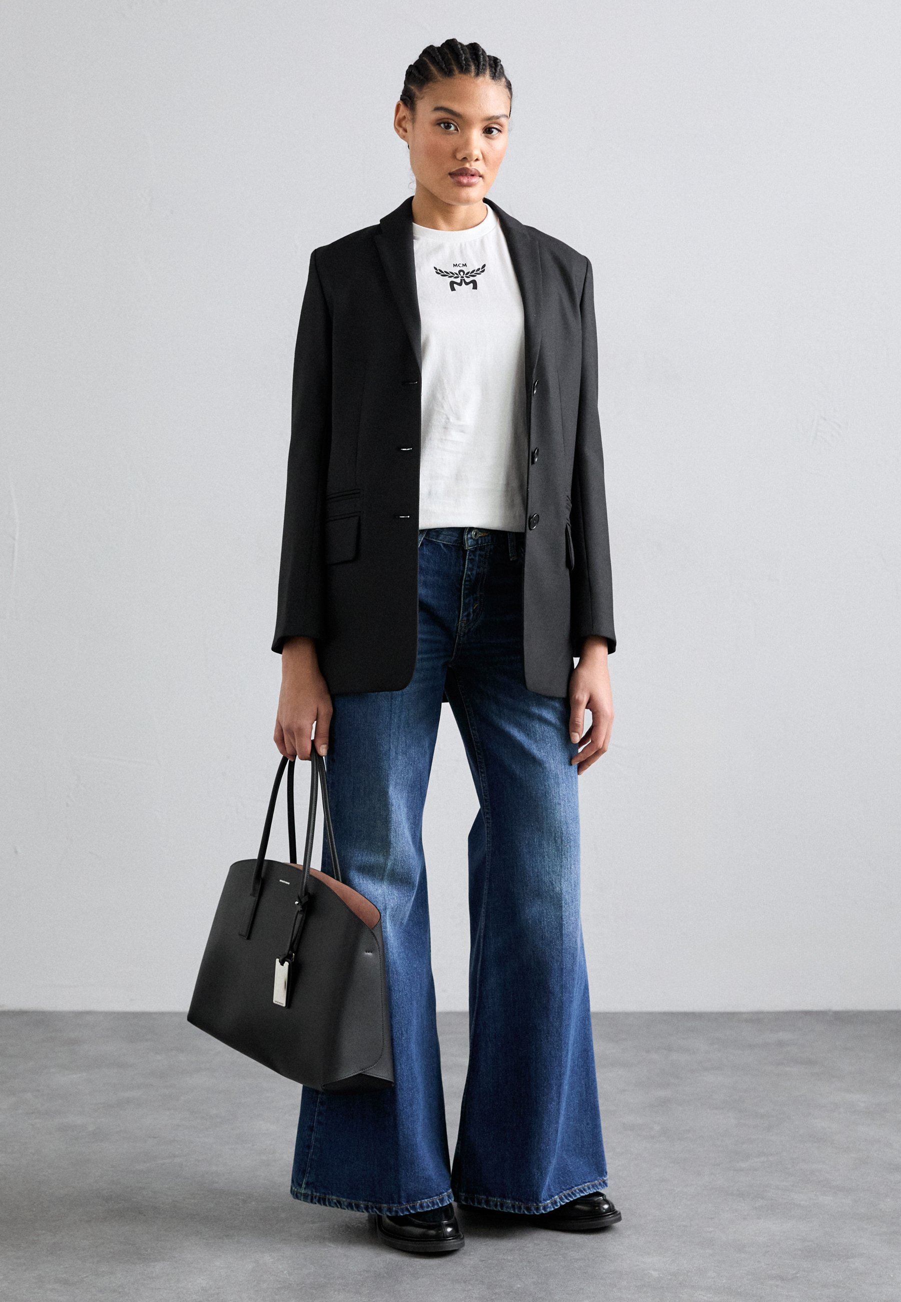 T-shirt imprimé MCM ESSENTIAL - blanc