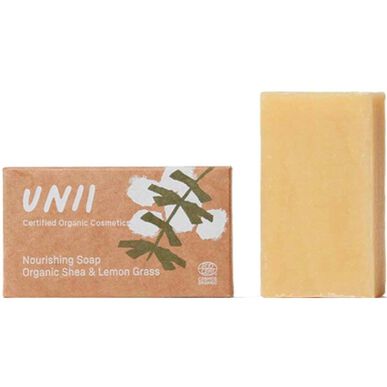 Unii Organic Sheavoi -vartalosaippua sitruunaruoholla 70g 70g