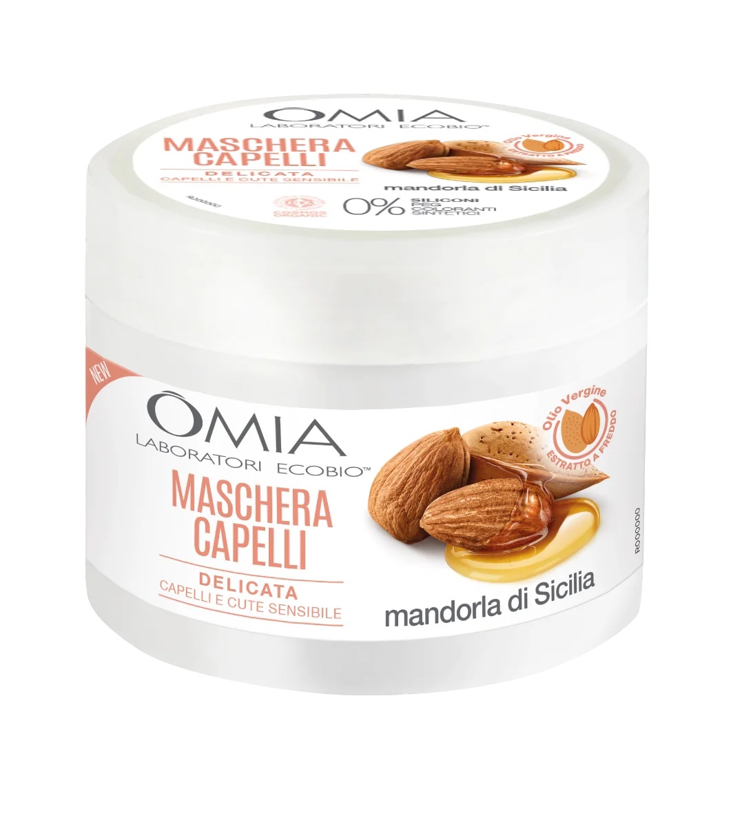 Masque capillaire aux amandes OMIA 250 ml Hydrate, protège et fortifie