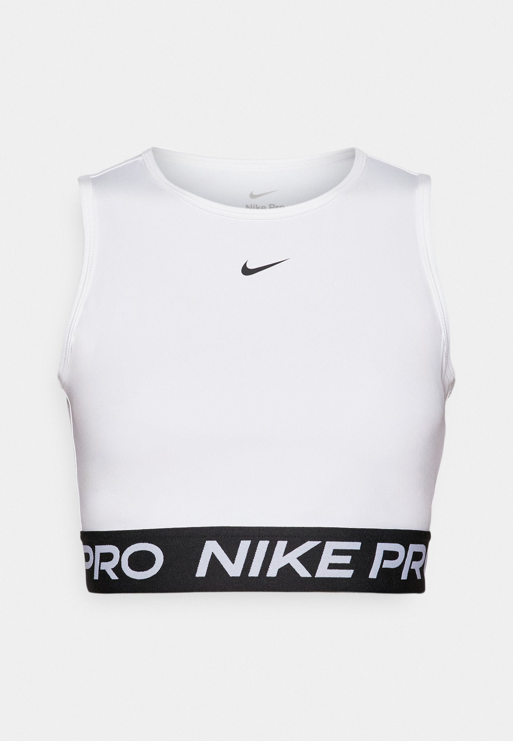 Débardeur court Nike Performance - Blanc/Noir
