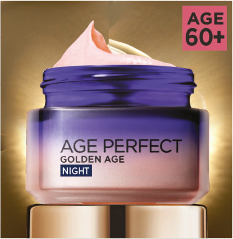 Creme Noturno Antirrugas Age Perfect Golden Age da L'Oréal Paris para Pele Madura