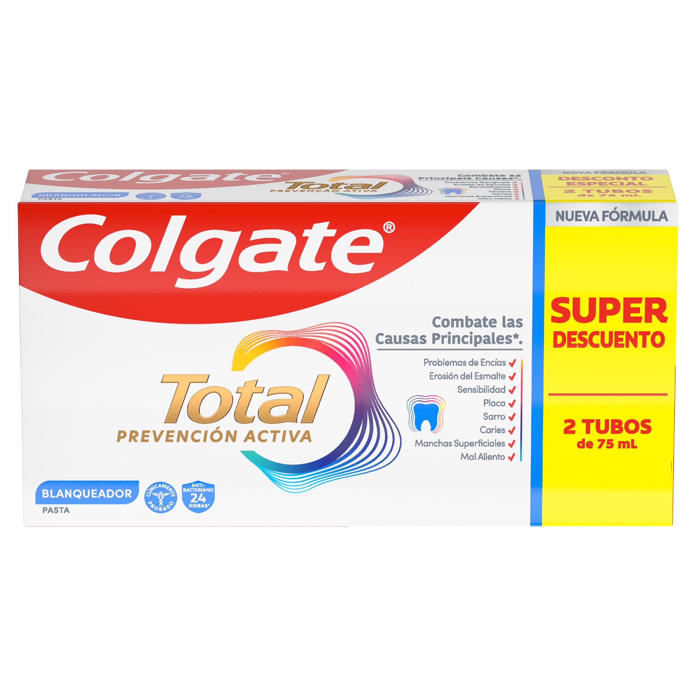 Total Active Prevention balinoša zobu pasta Zobu pastas un zobu pastas