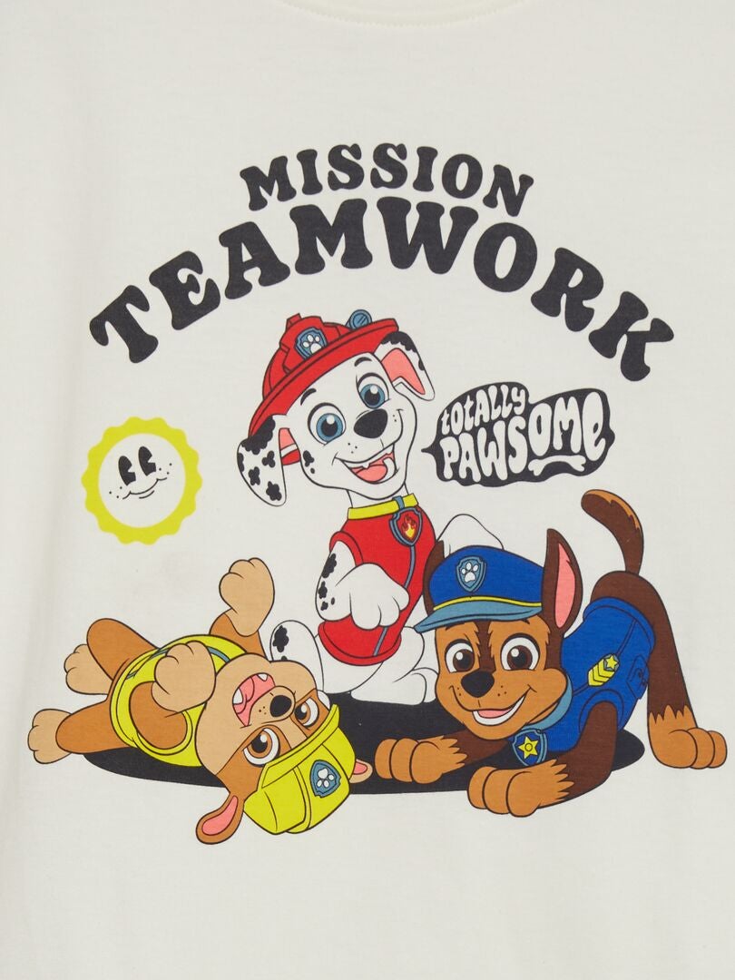 Krótka piżama Psiego Patrolu – beżowa