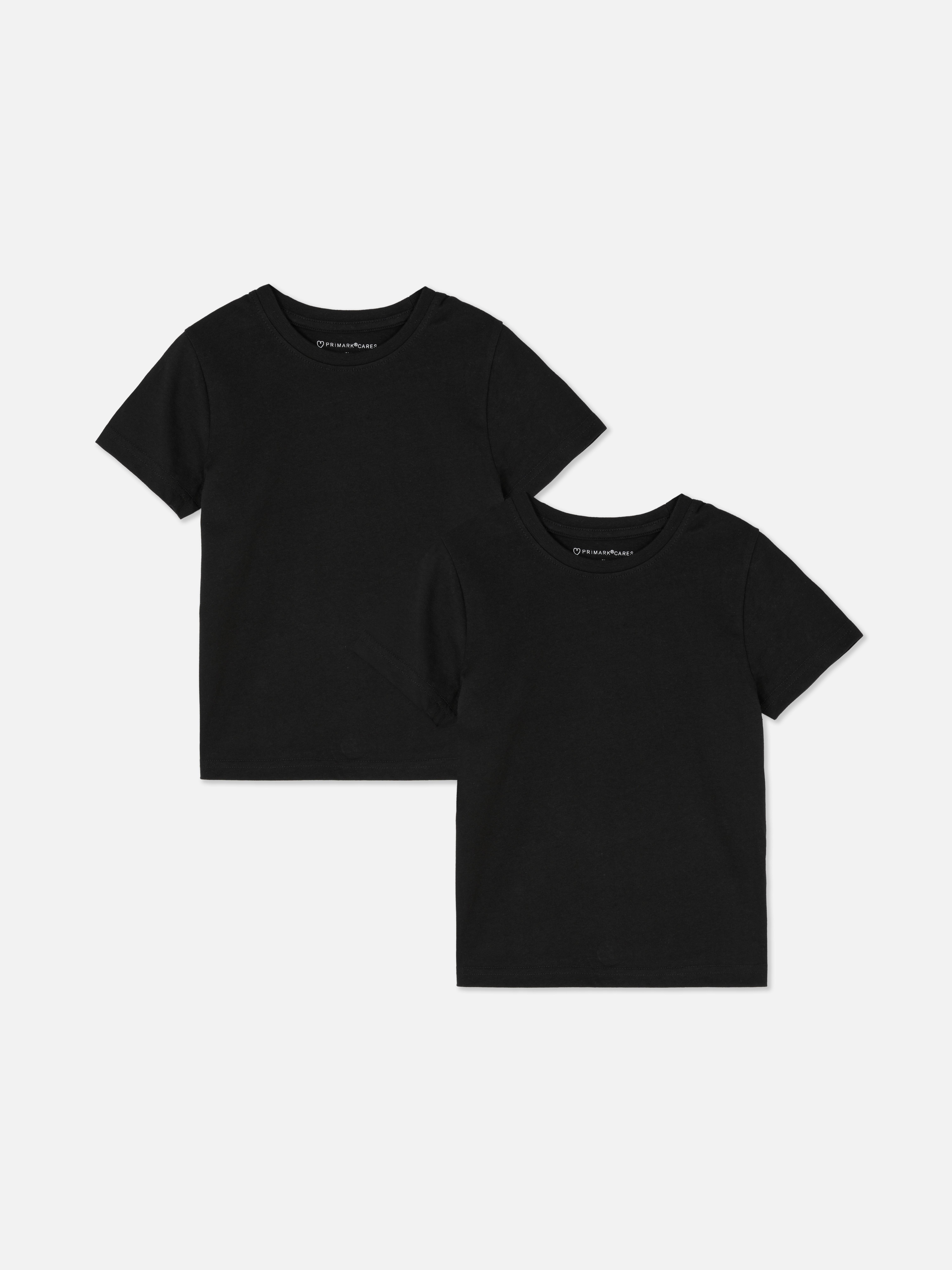 Kurzarm-T-Shirts, 2er-Set. Zwei Kurzarm-T-Shirts zur Vervollständigung der Grundgarderobe.
