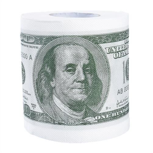 Papel higiénico de 100 dólares