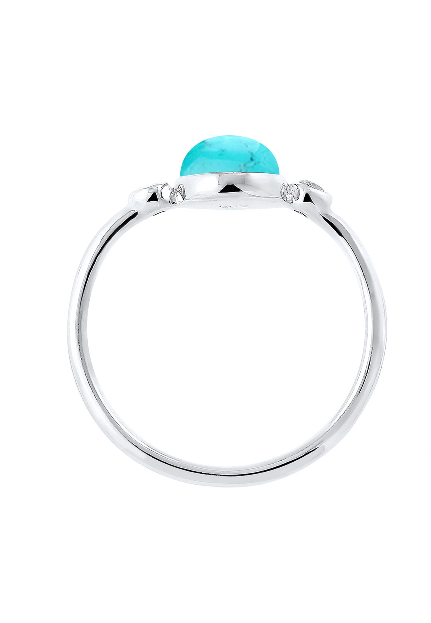 Elli Femme Tendance Précieuse avec des Cristaux de Zircone en Argent Sterling 925